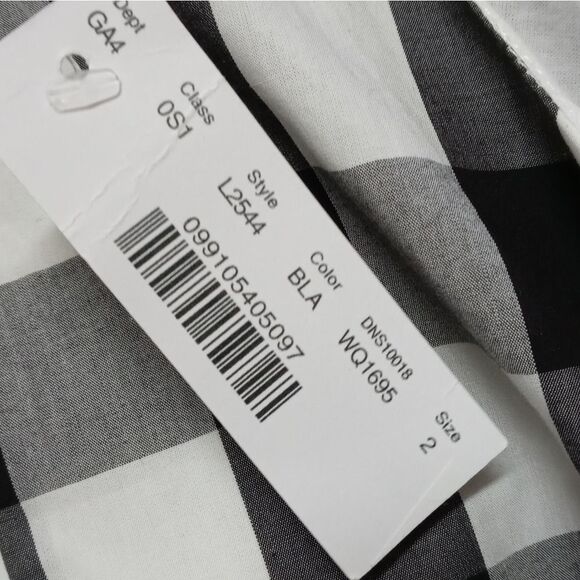 J. Crew Sleeveless Faux-Wrap Dress In Gingham Plaid Cotton Poplin - Picture 9 of 16